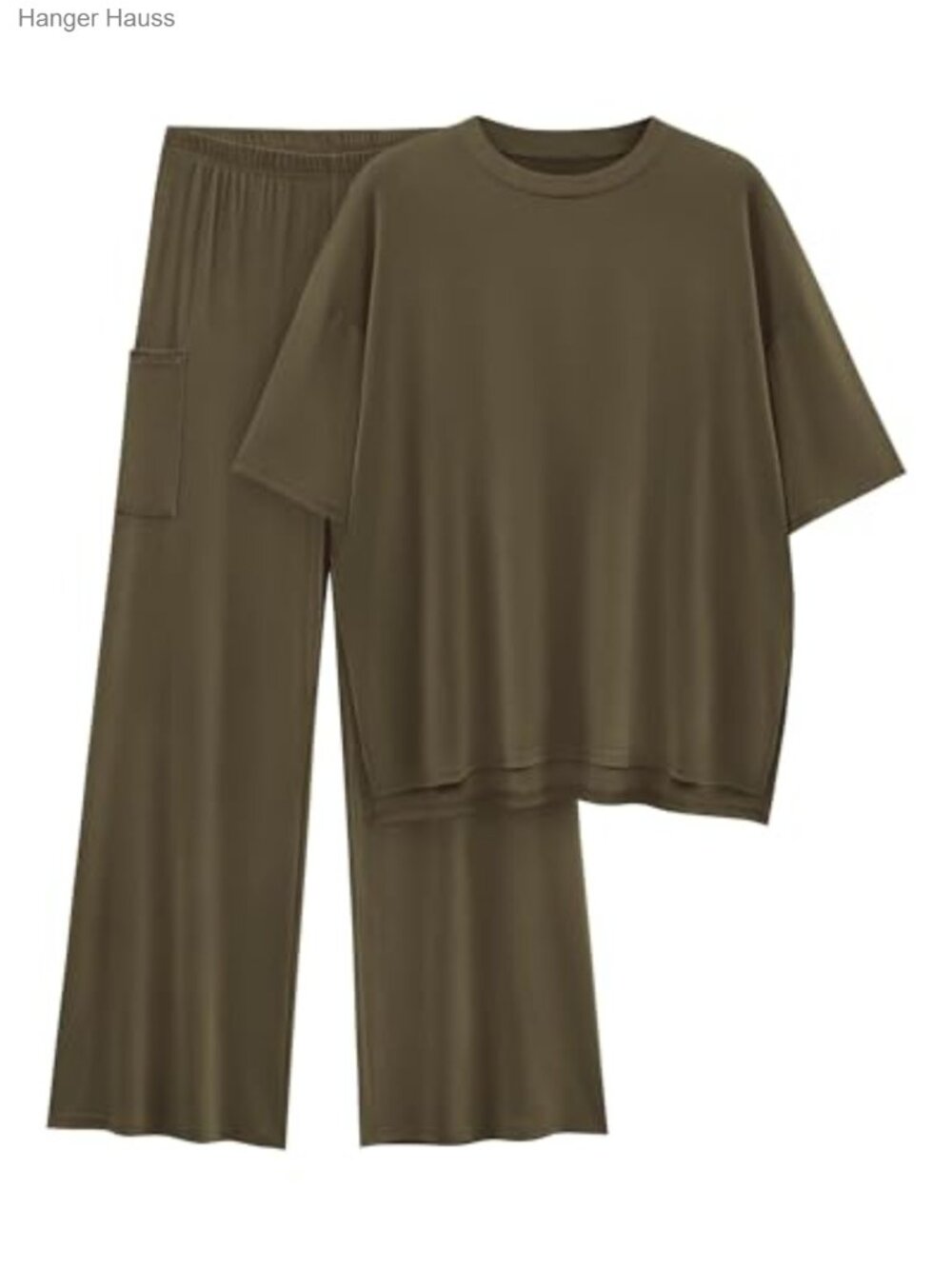 2 Piece Lounge Set Women Airport Travel Outfit Soft Knit Oversized
